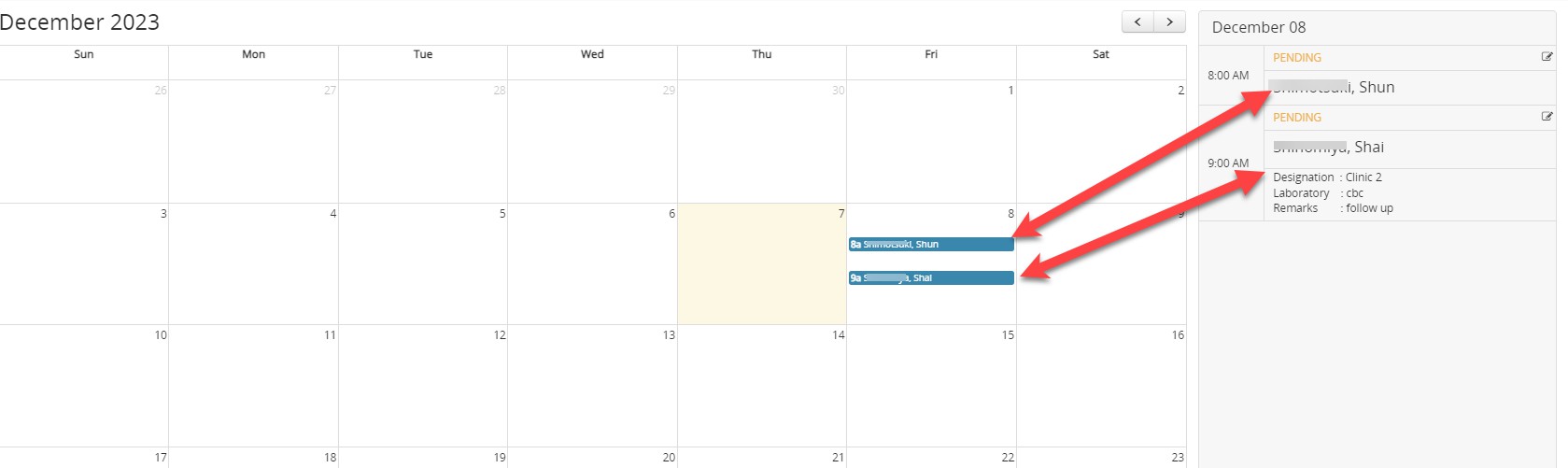 A screenshot of a calendar  Description automatically generated